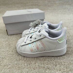 NWT Adidas Originals Superstar EL Toddler Sneakers Shoes 4K